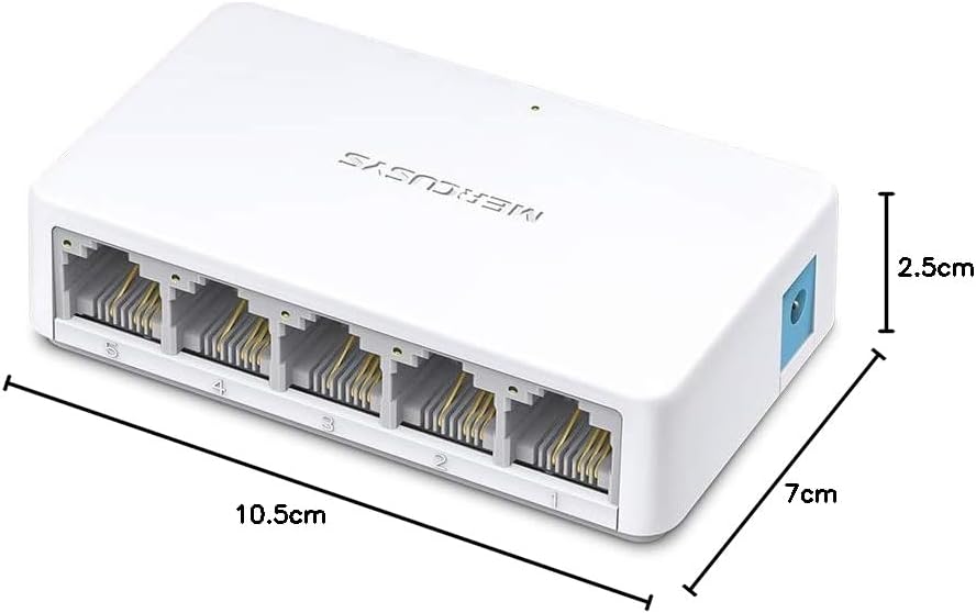 Switch Mercusys MS105 5 Portas Não Gerível - Imagem 7