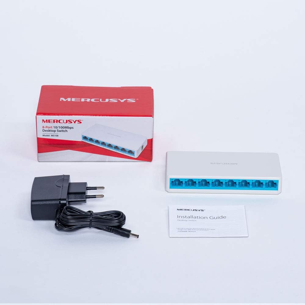 Switch Mercusys MS108 8 Portas Fast Ethernet - Imagem 7