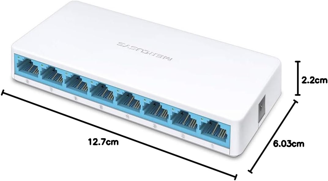 Switch Mercusys MS108 8 Portas Fast Ethernet - Imagem 8
