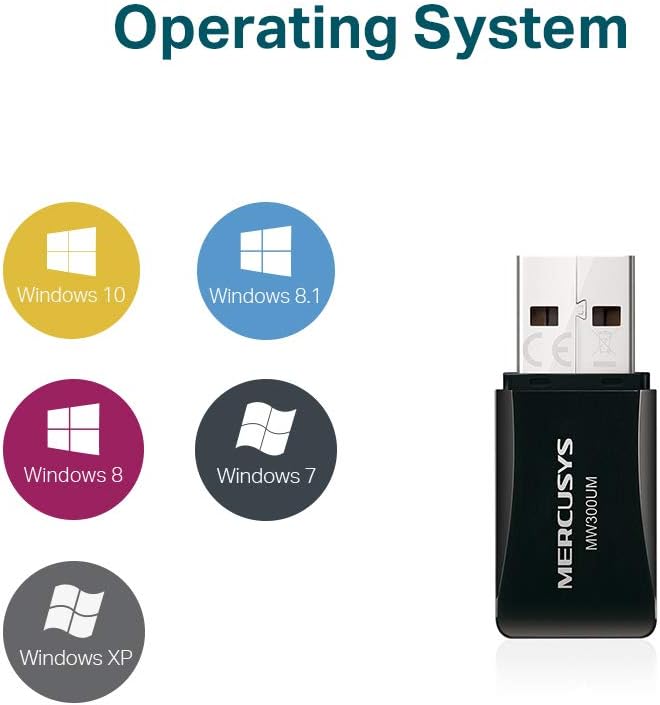 Adaptador Wi-Fi USB Mercusys MW300UM - Imagem 3