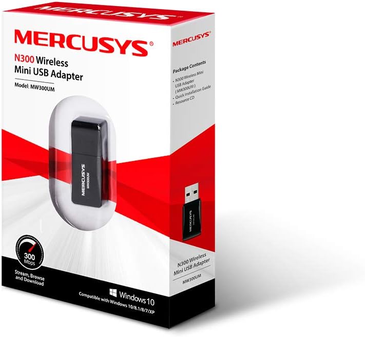 Adaptador Wi-Fi USB Mercusys MW300UM - Imagem 6