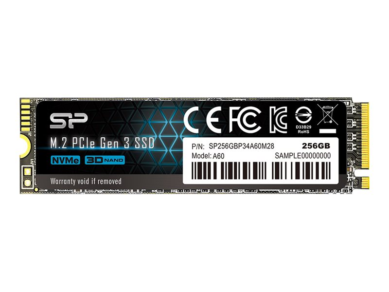 SSD SILICON POWER P34A60 256GB M.2 2280 PCIe 3.0 x4 NVMe