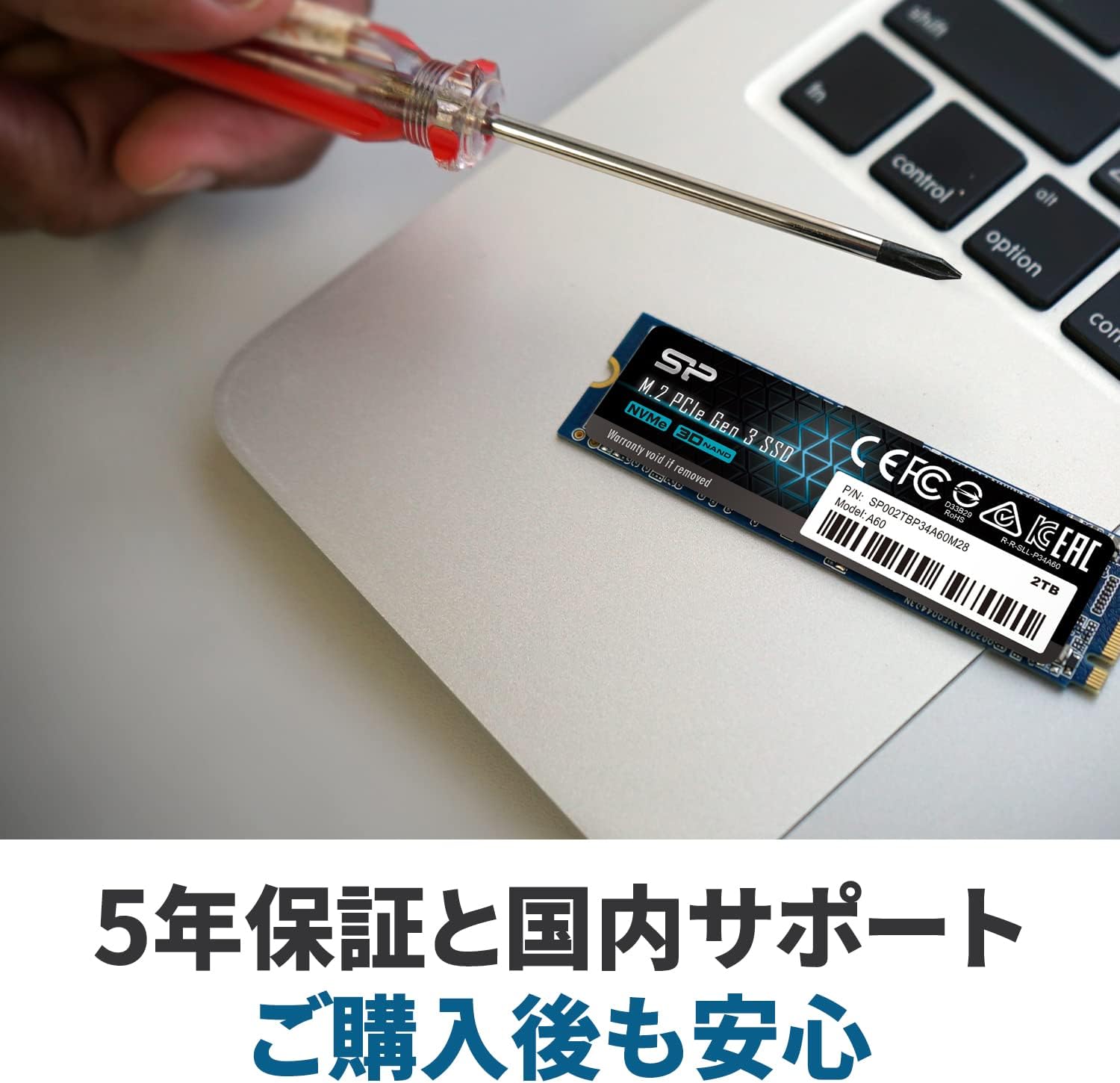 SILICON POWER P34A60 - SSD - 512 GB - interna - M.2 2280 - PCIe 3.0 x4 (NVMe) - Imagem 4