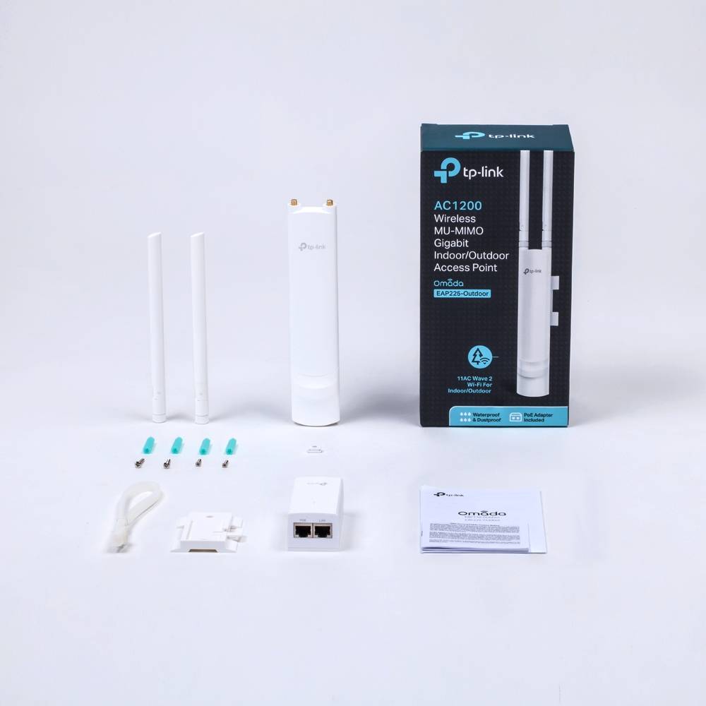 Ponto de Acesso Sem Fios TP-LINK EAP225-Outdoor Wi-Fi 5 AC1350 Dual Band Gigabit PoE MU-MIMO Omada SDN Exterior - Imagem 5