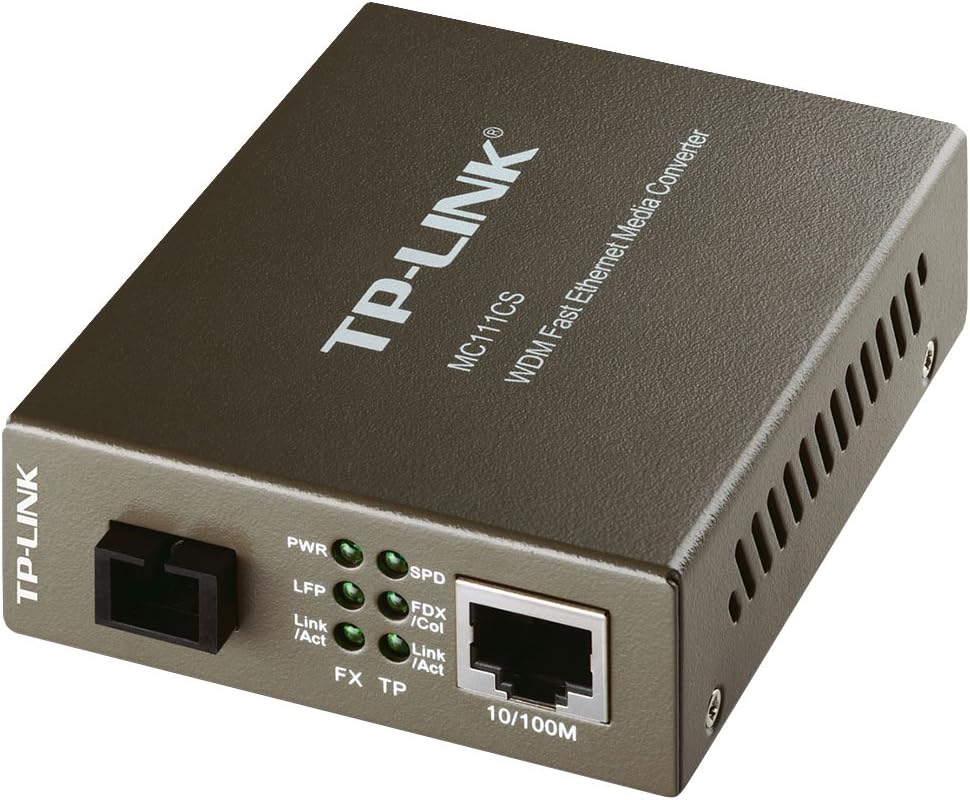Conversor de Mídia TP-Link MC111CS Fibra 100Mbps 20km - Imagem 1