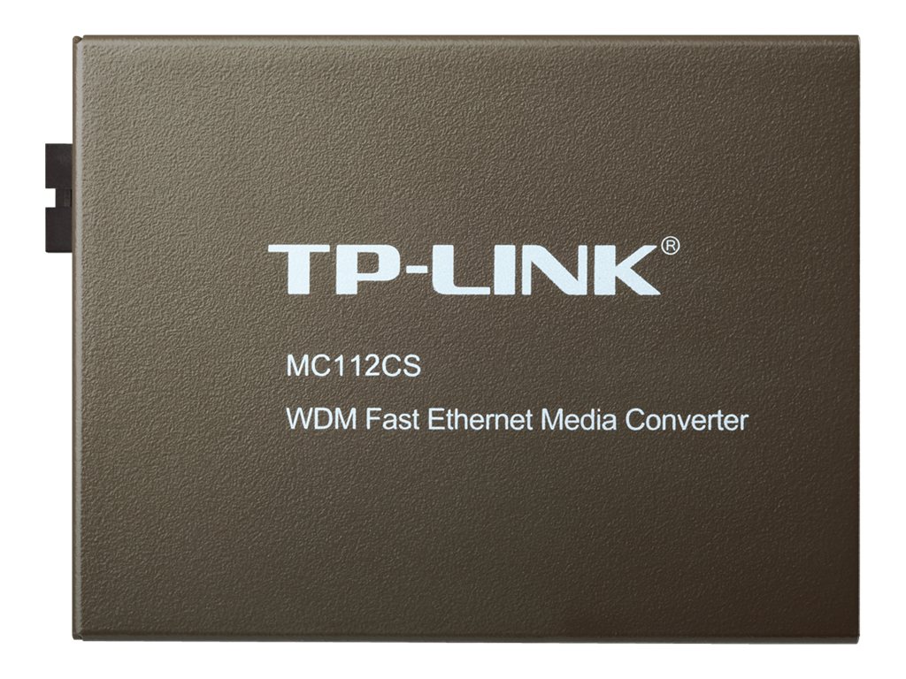 Conversor de Mídia TP-LINK MC112CS WDM 100FX Single Mode SC 20km (TX 1310nm / RX 1550nm) - Imagem 2
