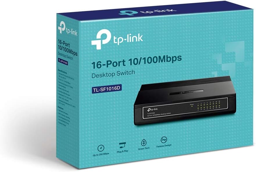 Switch TP-Link TL-SF1016D 16 Portas Desktop 10/100 - Imagem 4