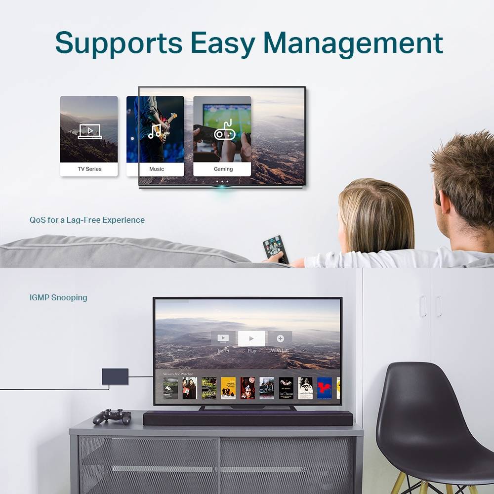 Switch de Rede TP-Link TL-SG116E 16 Portas Gigabit Não Gerido - Imagem 5