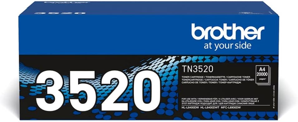 Cartucho Toner Brother TN3520 Original Preto