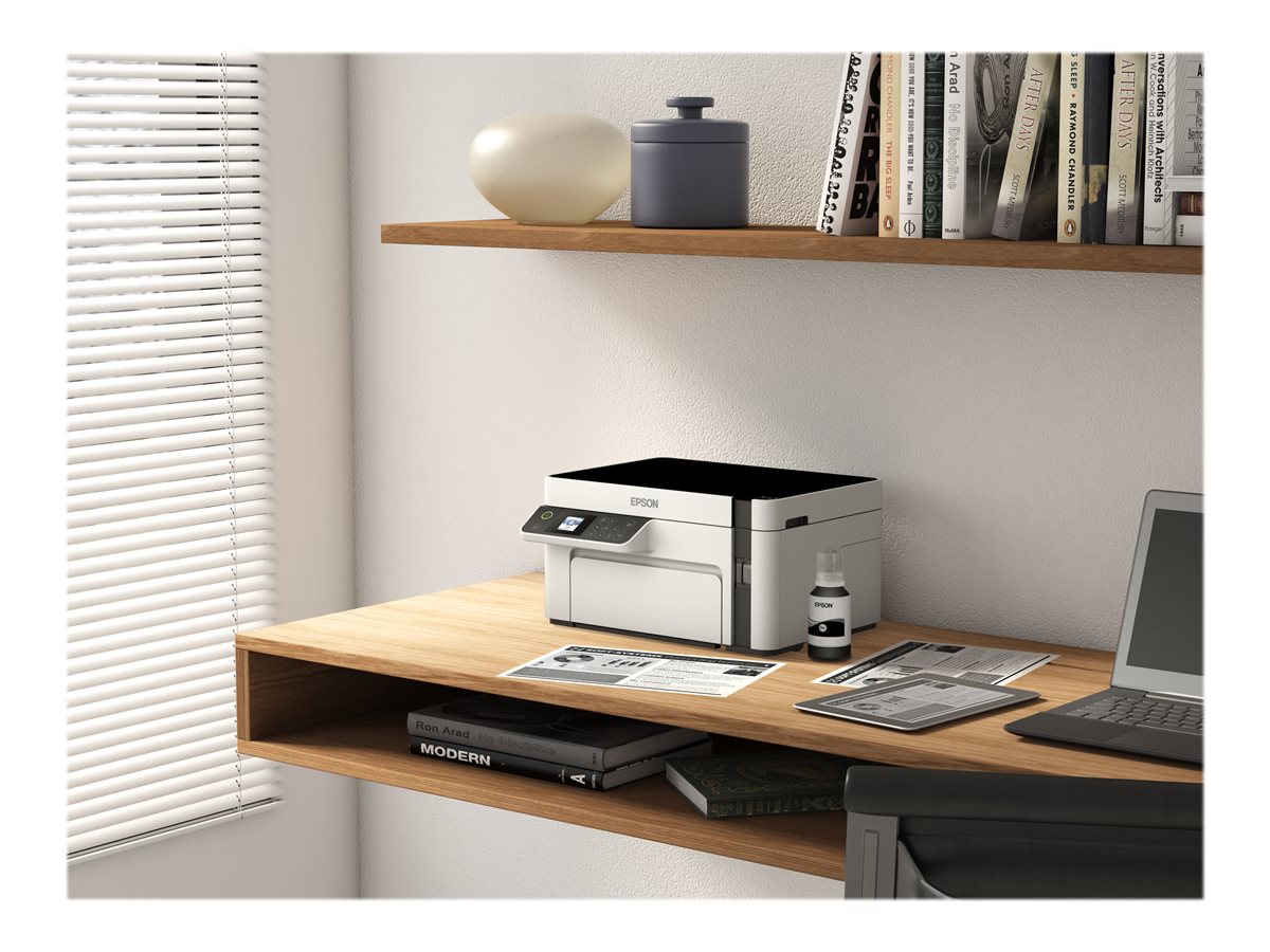 Impressora Multifunções Epson EcoTank ET-M2120 A4 P/B Wi-Fi Branco - Imagem 19