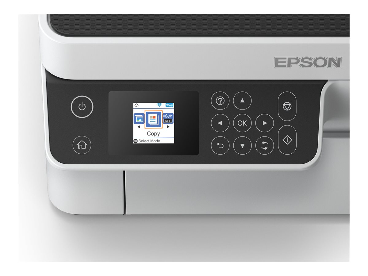 Impressora Multifunções Epson EcoTank ET-M2120 A4 P/B Wi-Fi Branco - Imagem 12
