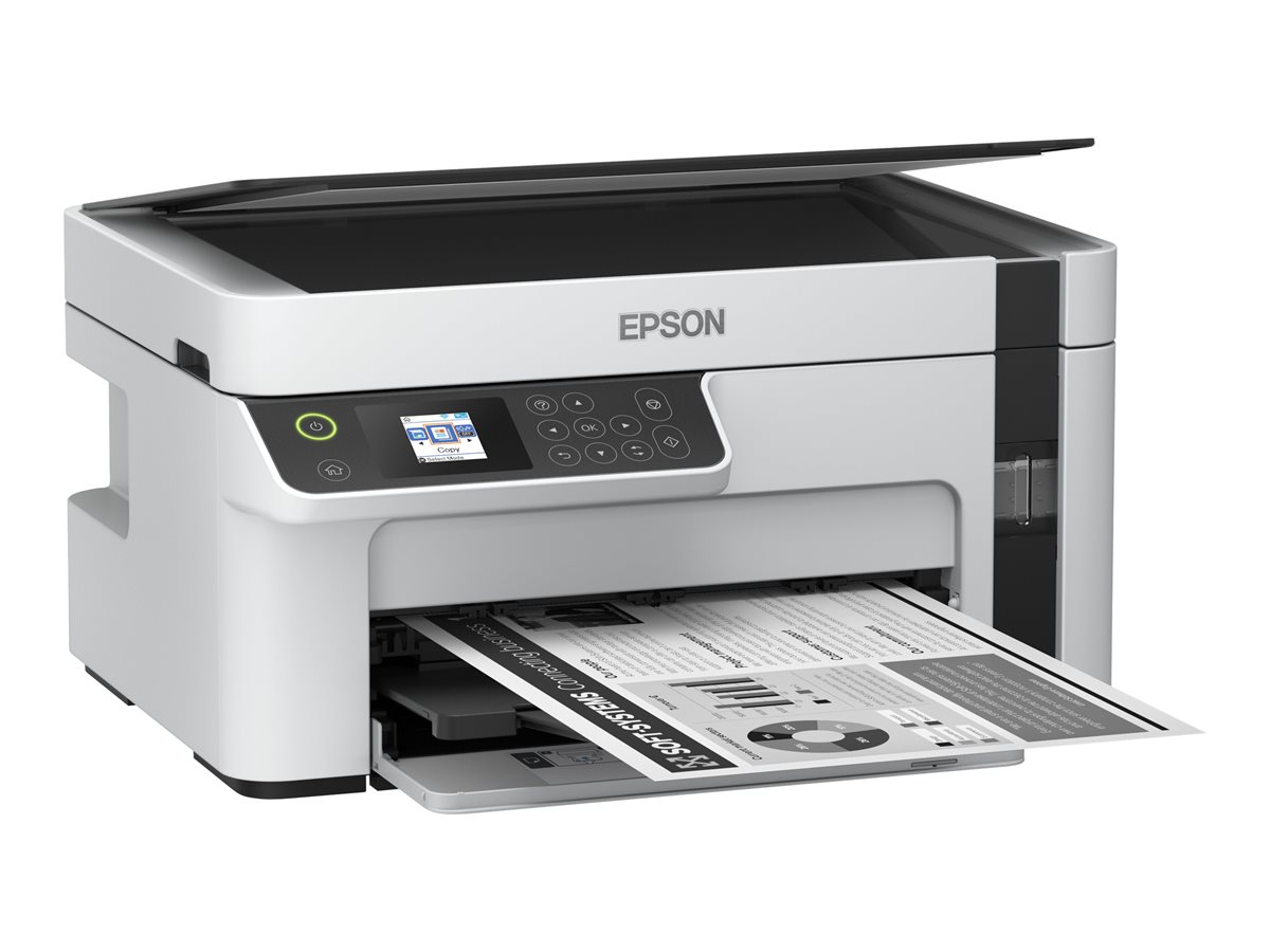 Impressora Multifunções Epson EcoTank ET-M2120 A4 P/B Wi-Fi Branco - Imagem 5