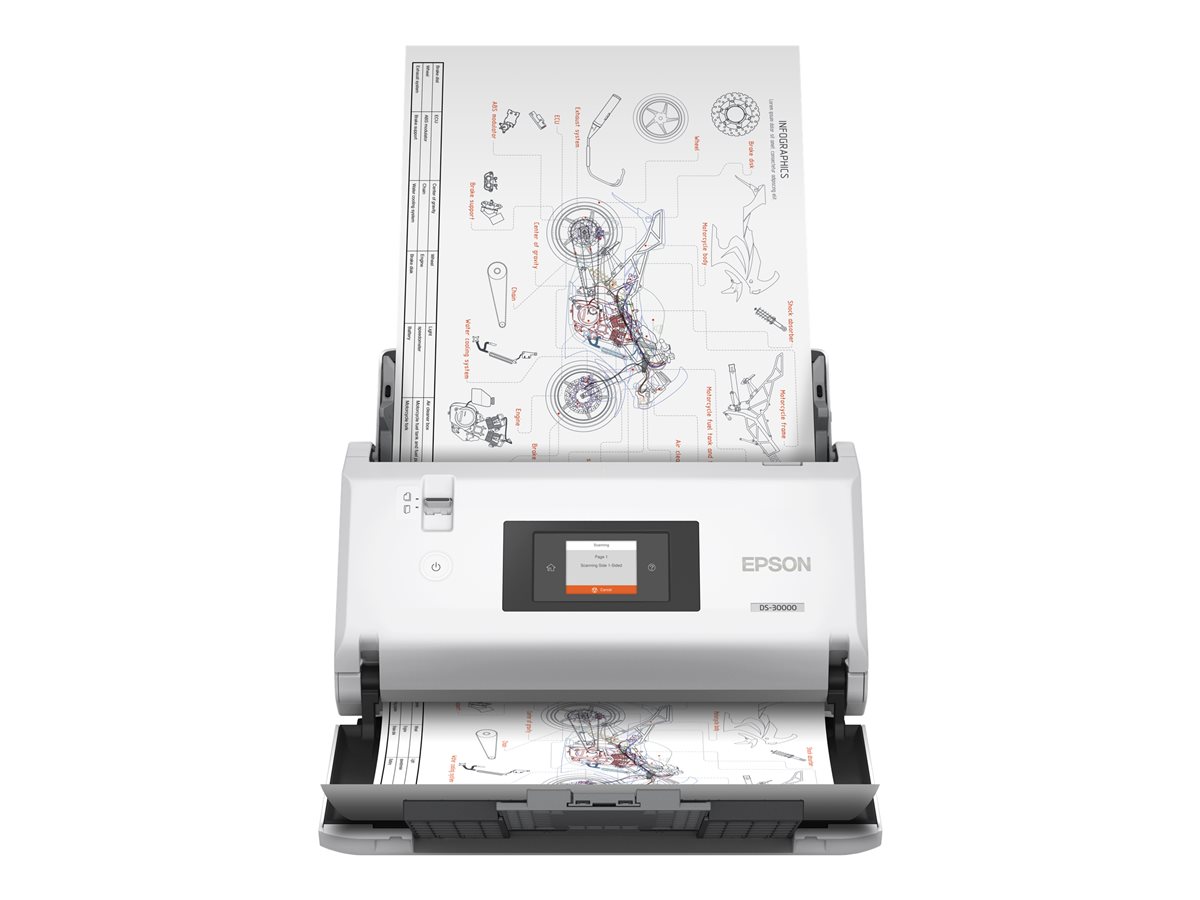 Scanner Epson WorkForce DS30000 A3 Duplex ADF USB - Imagem 4