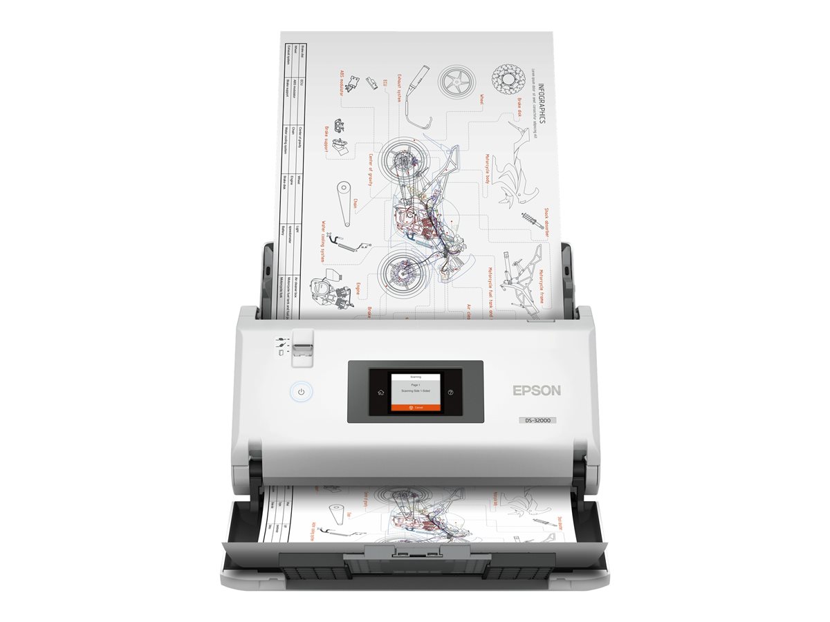 Digitalizador Epson WorkForce DS-32000 A3 Duplex ADF 120 Folhas - Imagem 4