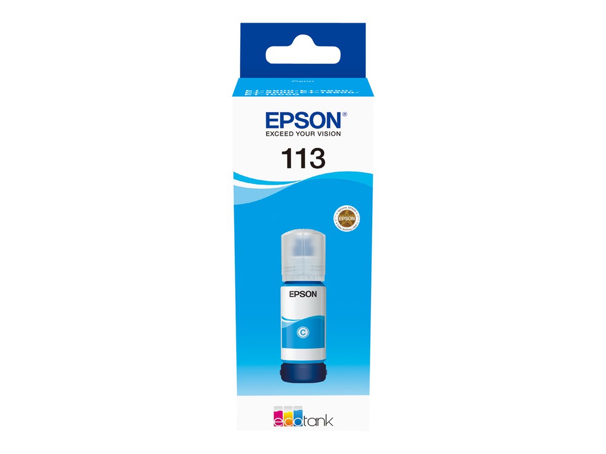 Recarga de Tinta Epson EcoTank 113 Azul Cyan 70 ml