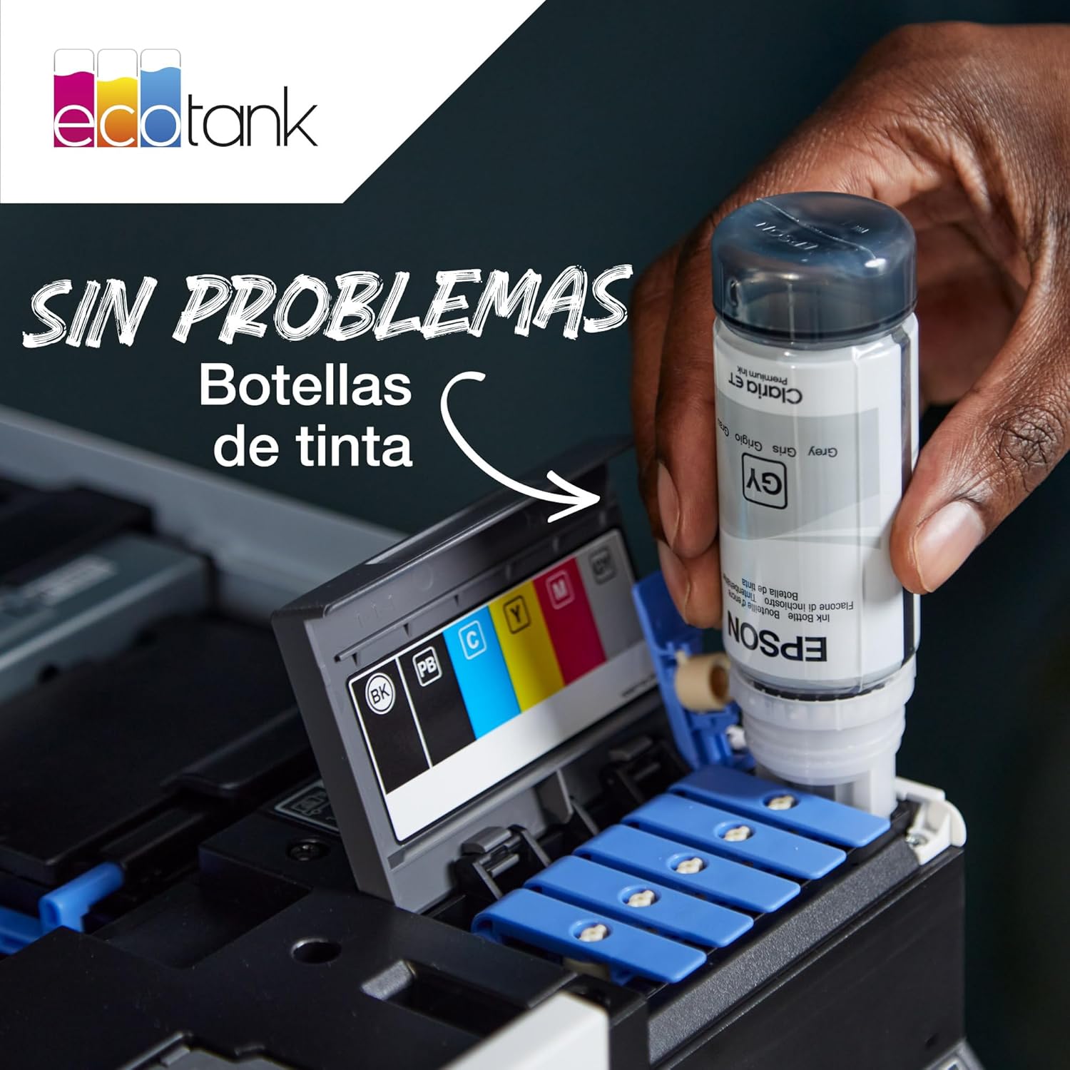 Recarga de Tinta Epson EcoTank 113 Amarelo 70ml Original - Imagem 6