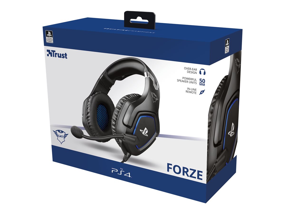 Headset Gaming Trust GXT 488 Forze PS4 Preto Com Fio - Imagem 2