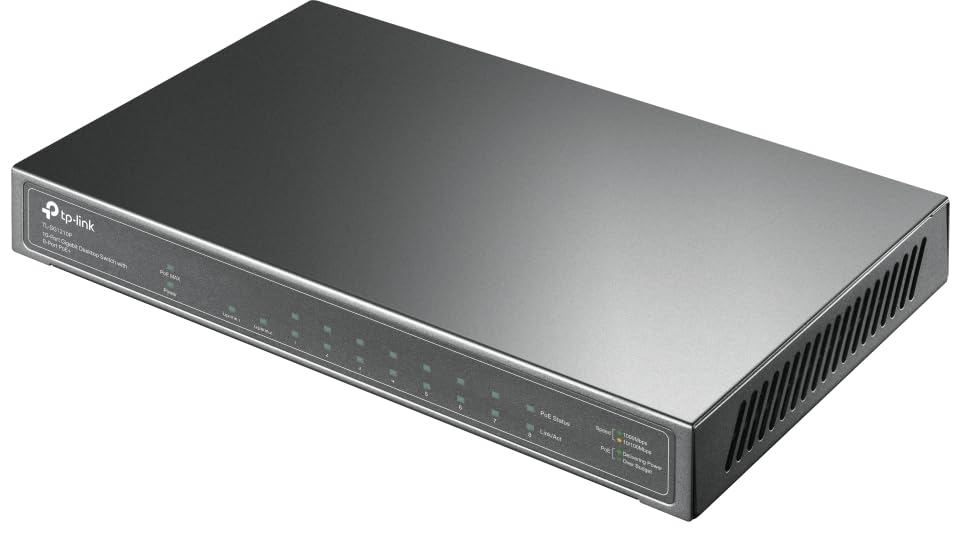 Switch TP-Link TL-SG1210P 8 Portas PoE+ Não Gerido - Imagem 2