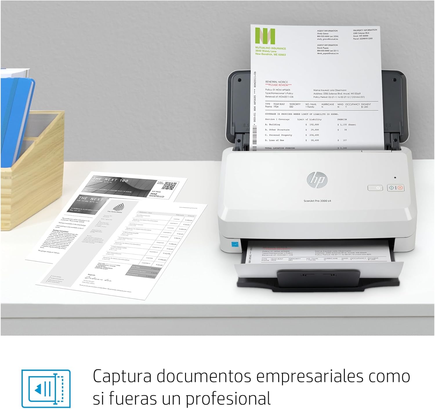Scanner Profissional HP Scanjet Pro 3000 s4 Duplex 40 ppm ADF 50 - Imagem 4