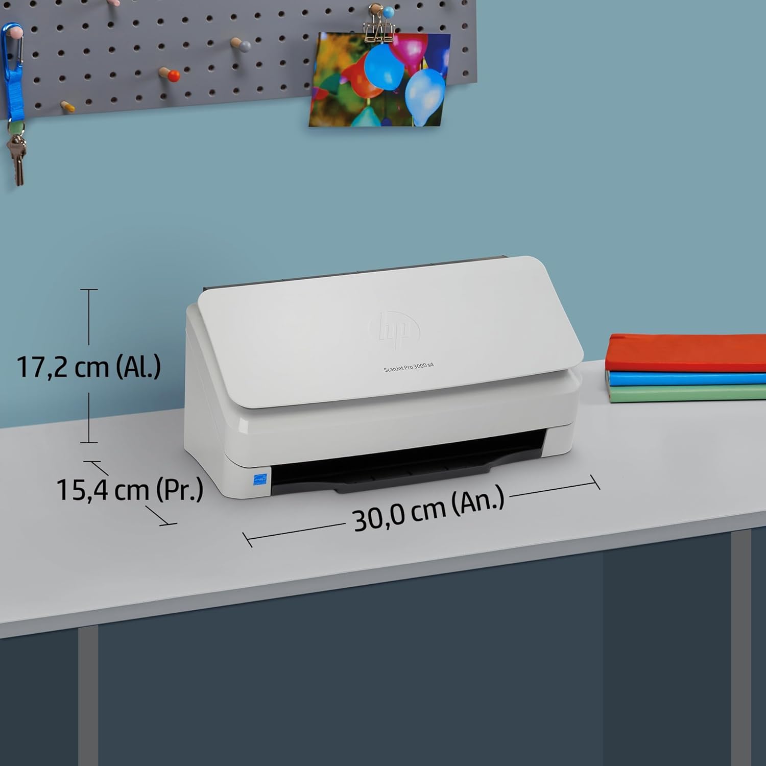 Scanner Profissional HP Scanjet Pro 3000 s4 Duplex 40 ppm ADF 50 - Imagem 6