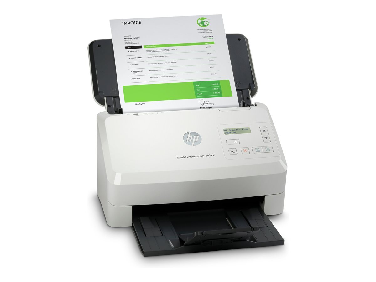 Scanner de Documentos HP ScanJet Enterprise Flow 5000 s5 Duplex 65ppm ADF 80 - Imagem 11