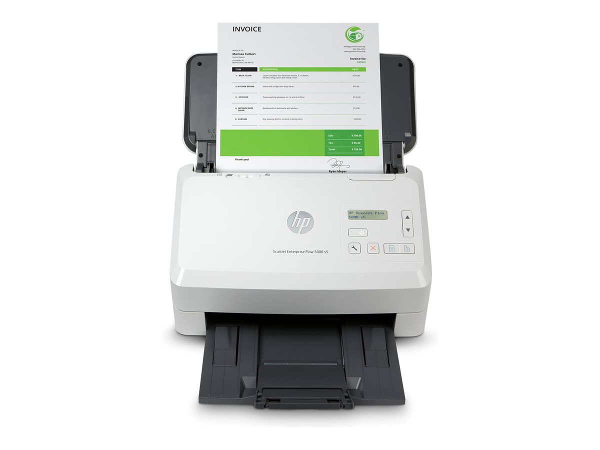 Scanner de Documentos HP ScanJet Enterprise Flow 5000 s5 Duplex 65ppm ADF 80 - Imagem 9