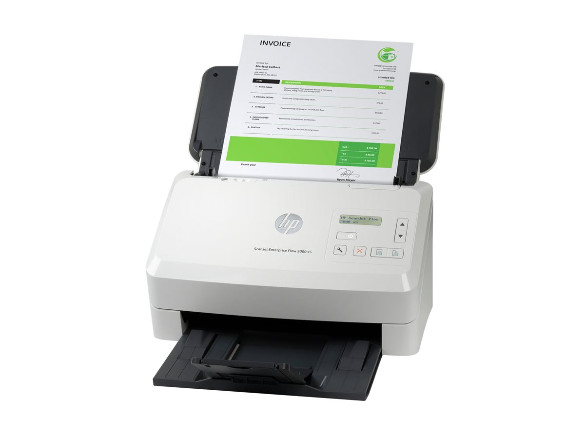 Scanner de Documentos HP ScanJet Enterprise Flow 5000 s5 Duplex 65ppm ADF 80 - Imagem 2