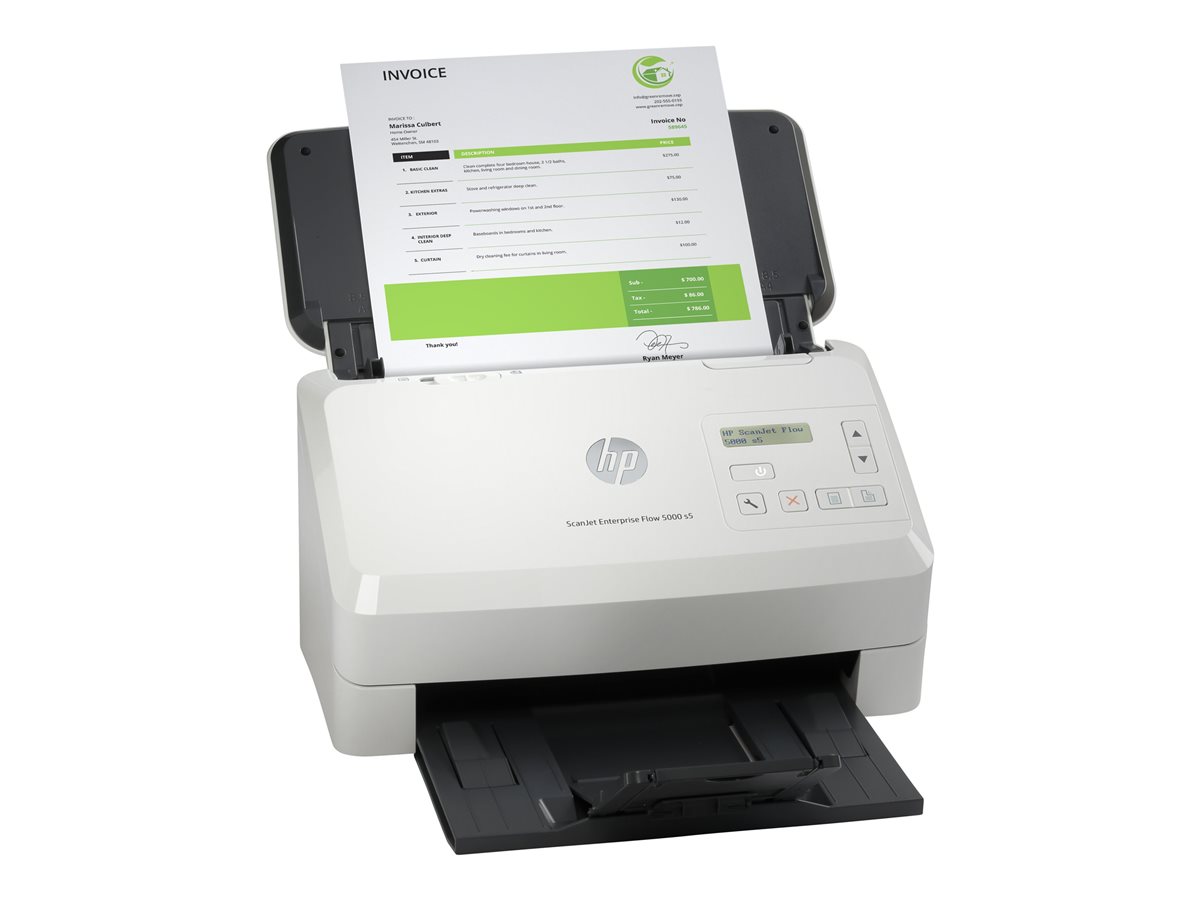 Scanner de Documentos HP ScanJet Enterprise Flow 5000 s5 Duplex 65ppm ADF 80 - Imagem 5