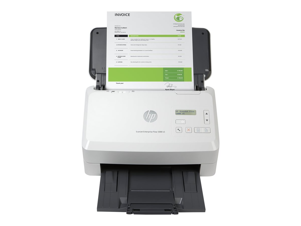 Scanner de Documentos HP ScanJet Enterprise Flow 5000 s5 Duplex 65ppm ADF 80 - Imagem 13