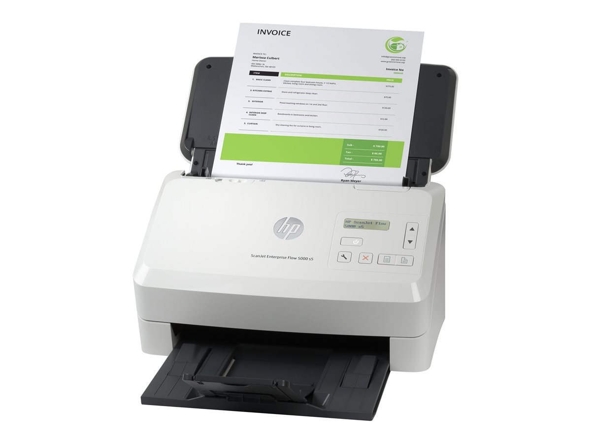 Scanner de Documentos HP ScanJet Enterprise Flow 5000 s5 Duplex 65ppm ADF 80 - Imagem 4