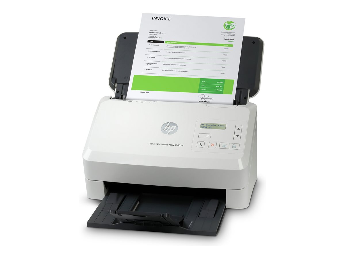 Scanner de Documentos HP ScanJet Enterprise Flow 5000 s5 Duplex 65ppm ADF 80 - Imagem 3