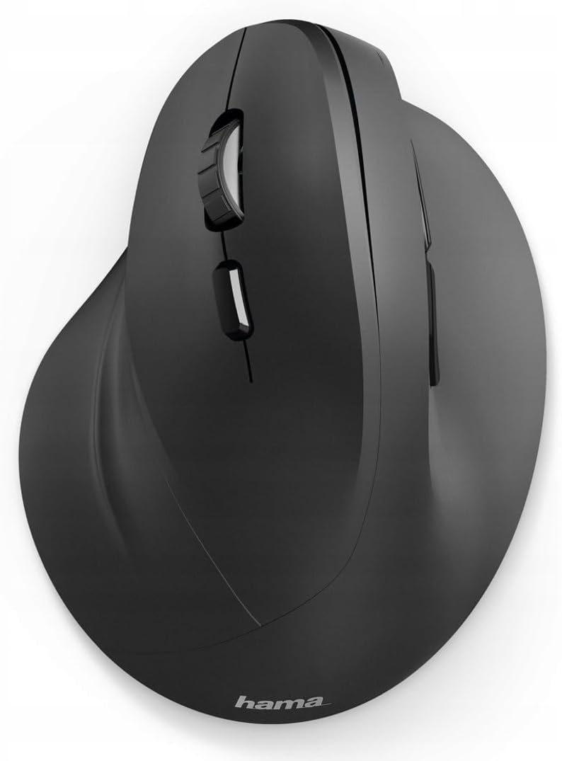 Rato Hama EMW-500L Ergonómico Esquerdo Sem Fios Preto - Imagem 2
