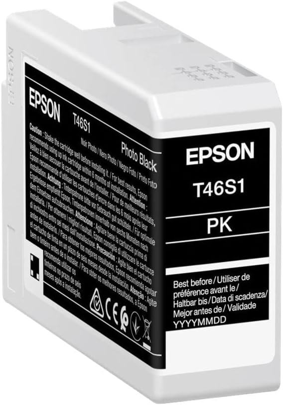 Tinteiro Epson T46S1 25 ml Preto Foto Original - Imagem 3