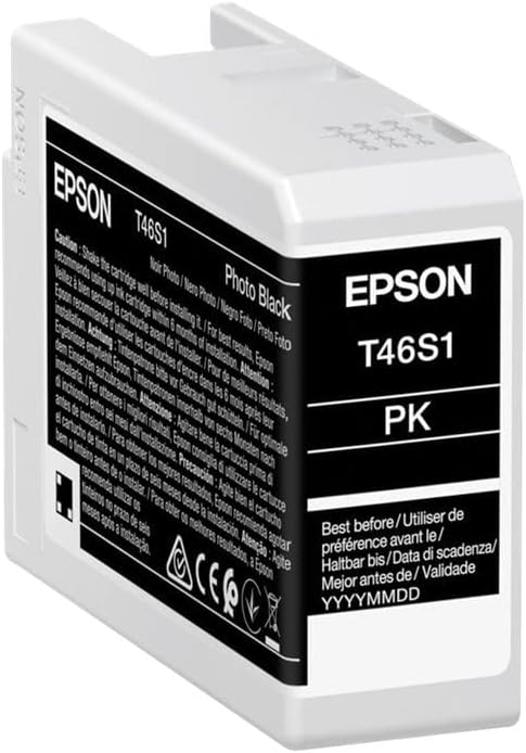Tinteiro Epson T46S1 25 ml Preto Foto Original - Imagem 2
