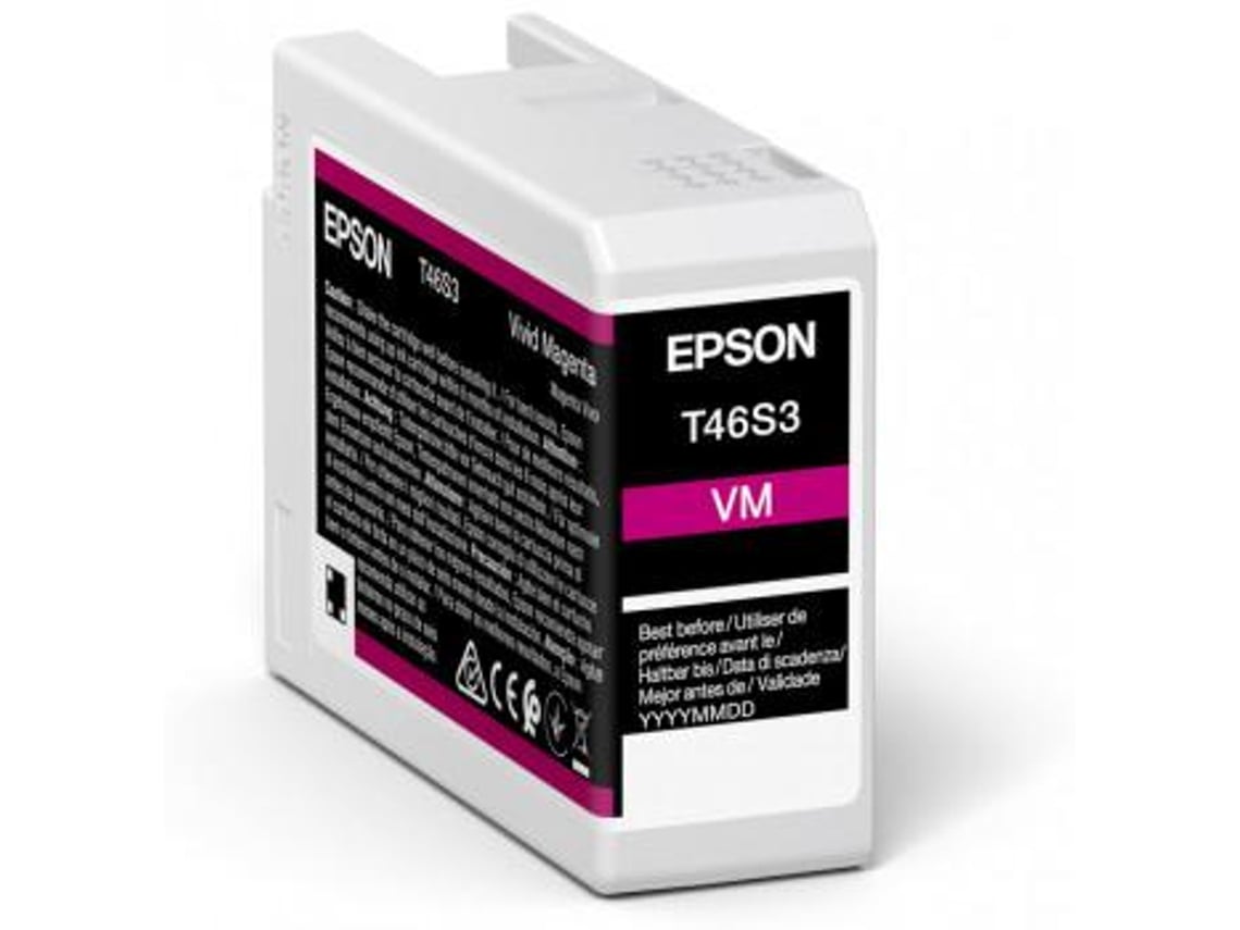 Tanque de Tinta Epson UltraChrome Pro T46S3 Magenta Vivo 25 ml - Imagem 1