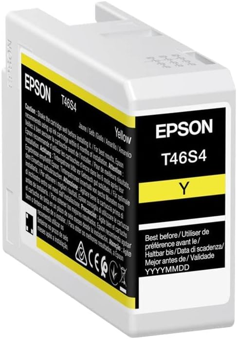 Tinteiro Epson T46S4 Amarelo 25ml Original - Imagem 4