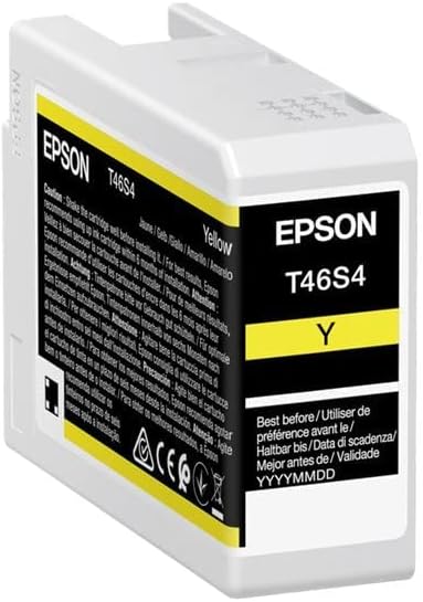 Tinteiro Epson T46S4 Amarelo 25ml Original - Imagem 2