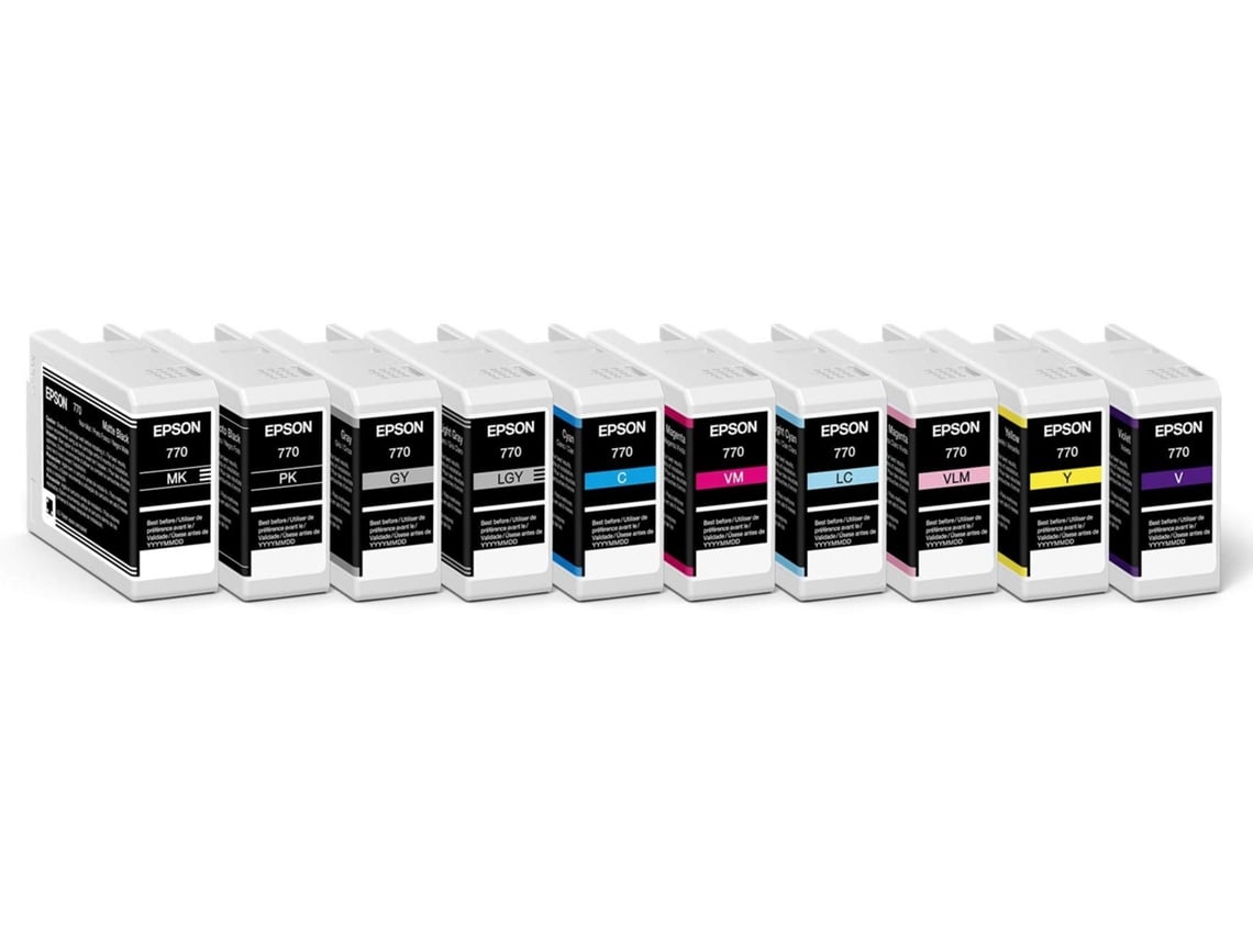 Tinteiro Epson T46S7 25ml Cinzento Original - Imagem 2