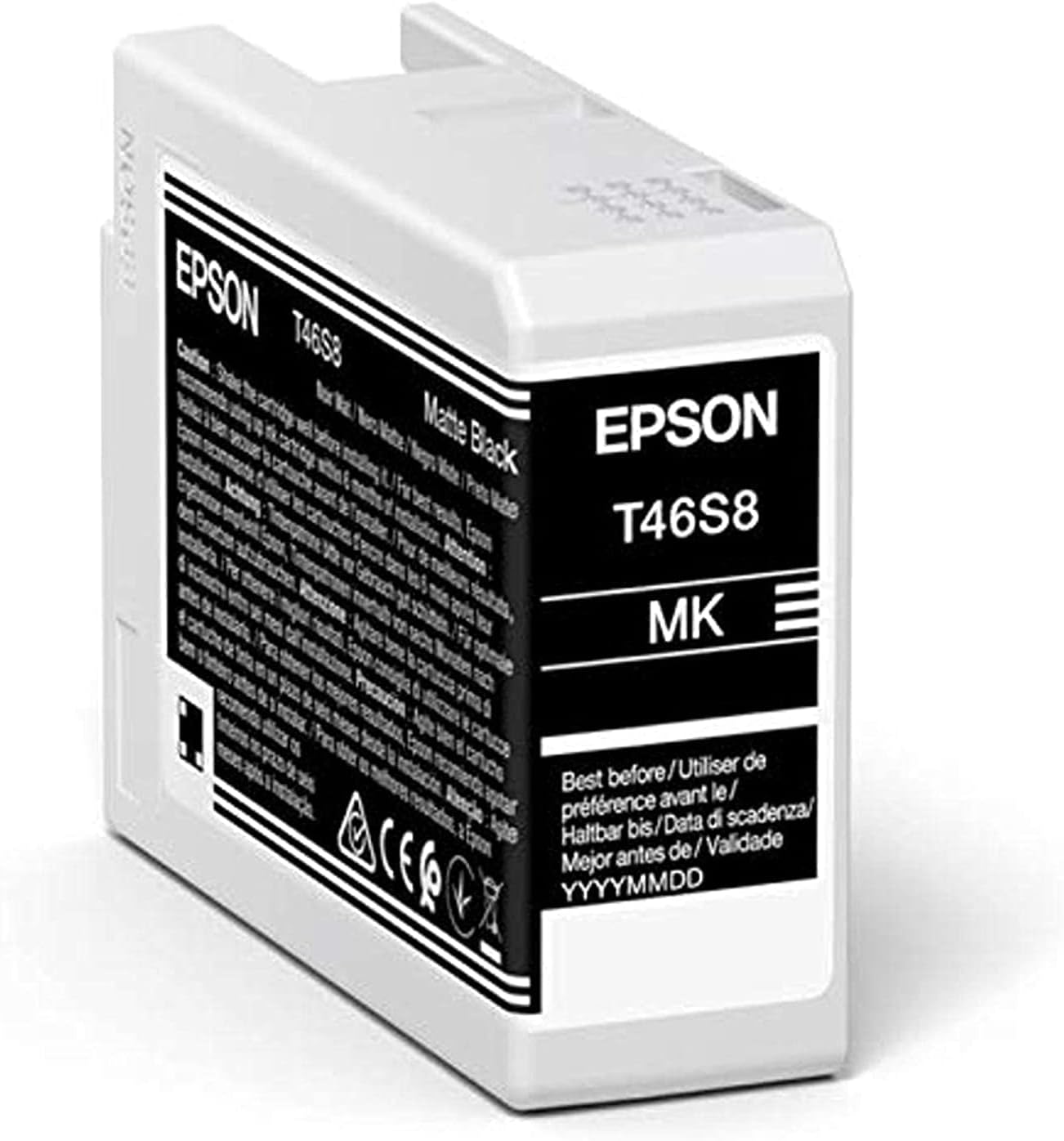 Tinteiro Epson T46S8 Preto Opaco 25 ml Original - Imagem 1