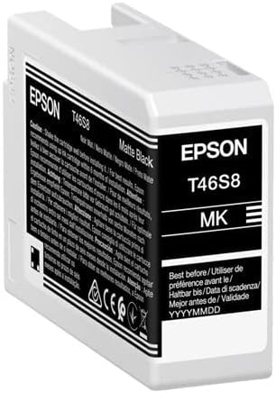 Tinteiro Epson T46S8 Preto Opaco 25 ml Original - Imagem 3