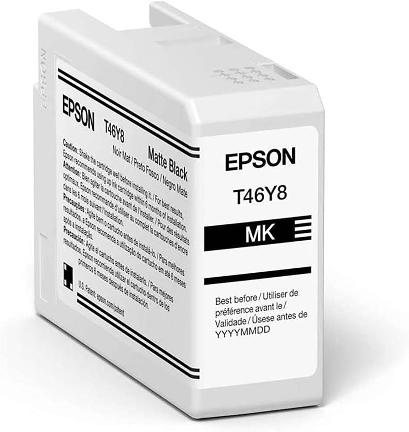 Tinteiro Epson T47A8 50 ml Preto Opaco - Imagem 1