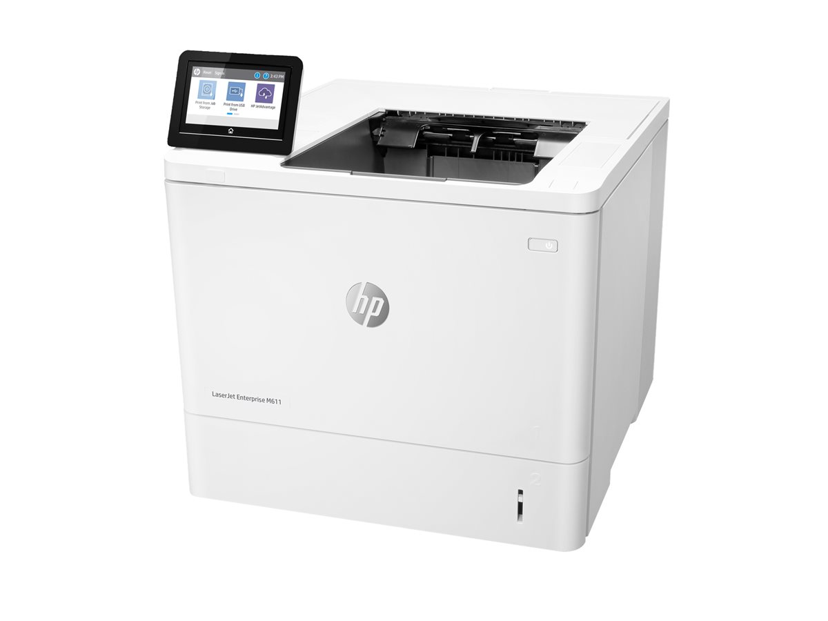 Impressora HP LaserJet Enterprise M611dn Preto e Branco Duplex - Imagem 2