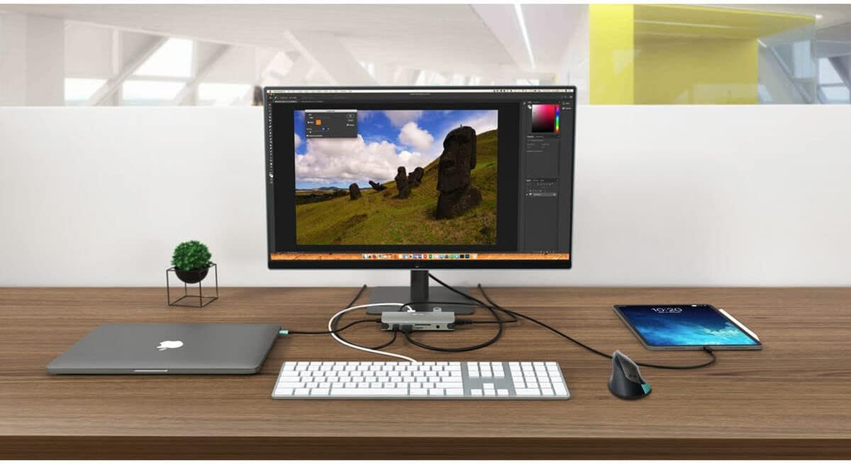 Docking Station i-Tec Nano Metal USB-C HDMI VGA LAN PD 100W - Imagem 4