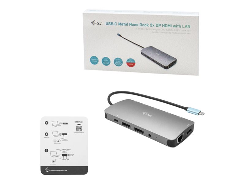 Estação de Ligação i-Tec Metal Nano USB-C 3x Display PD 100W - Imagem 7