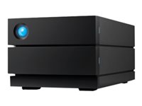 Matriz de Disco Rígido LaCie 2big RAID STHJ28000800 28TB 2 Baias USB 3.1 Gen 2 Externa c/ Plano Recuperação Dados 5 Anos - Imagem 1