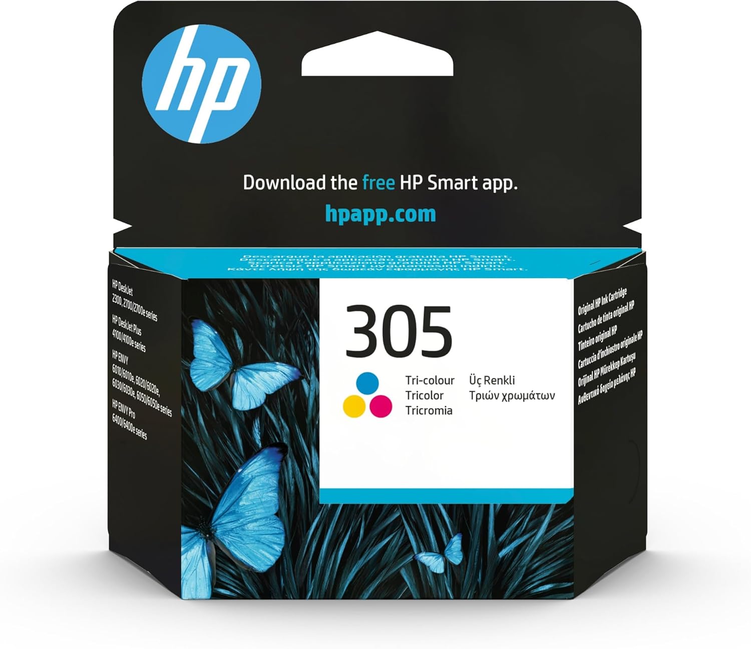 Tinteiro HP 305 Original Tricolor 2ml