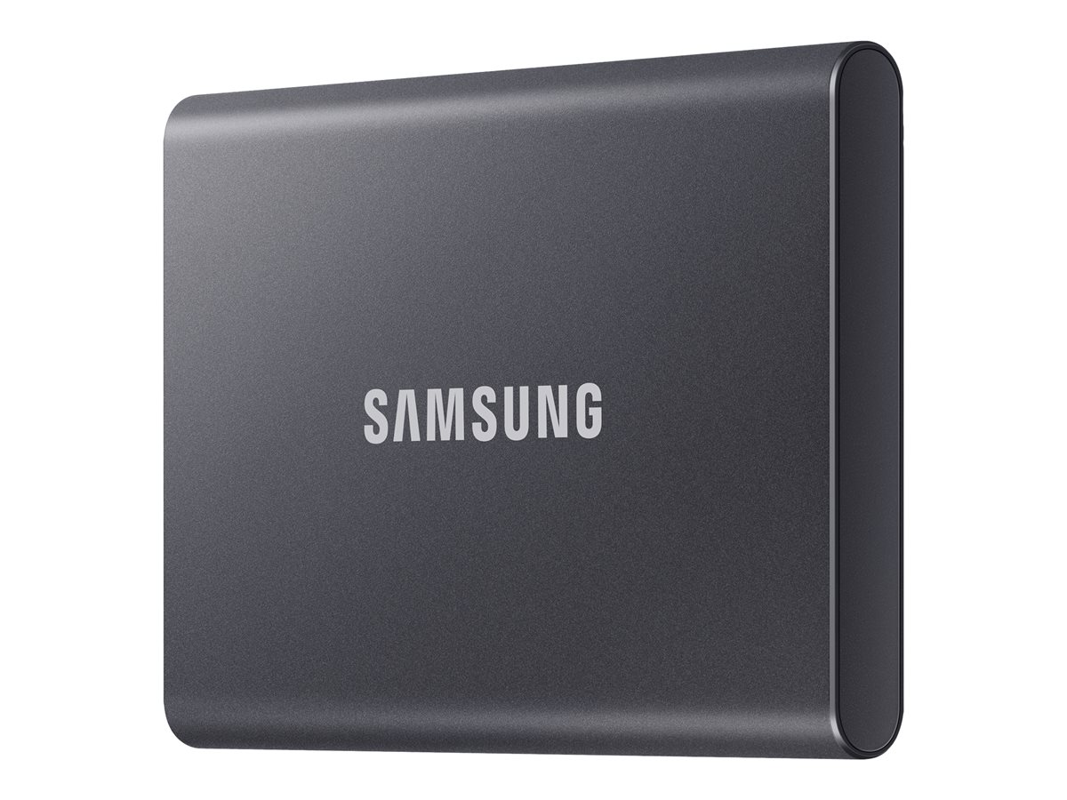 SSD Externo Portátil Samsung T7 MU-PC1T0T 1TB USB 3.2 Gen 2 USB-C 256-bit AES Encriptado Cinzento Titã - Imagem 9