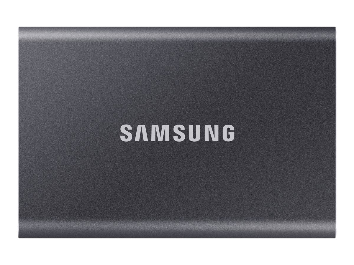 SSD Externo Portátil Samsung T7 MU-PC1T0T 1TB USB 3.2 Gen 2 USB-C 256-bit AES Encriptado Cinzento Titã - Imagem 8
