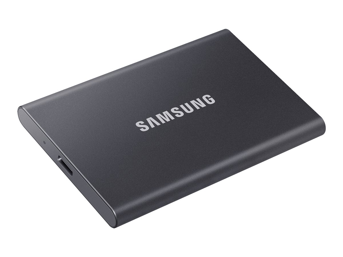 SSD Externo Portátil Samsung T7 MU-PC1T0T 1TB USB 3.2 Gen 2 USB-C 256-bit AES Encriptado Cinzento Titã - Imagem 11