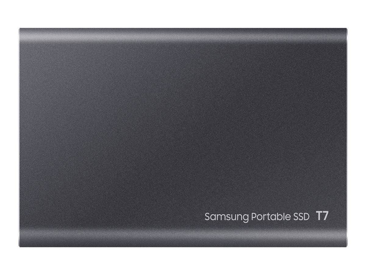 SSD Externo Portátil Samsung T7 MU-PC1T0T 1TB USB 3.2 Gen 2 USB-C 256-bit AES Encriptado Cinzento Titã - Imagem 5